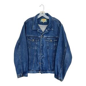 Cabela’s men’s‎ Blue Medium Wash Long Sleeve Denim Jacket Size M
